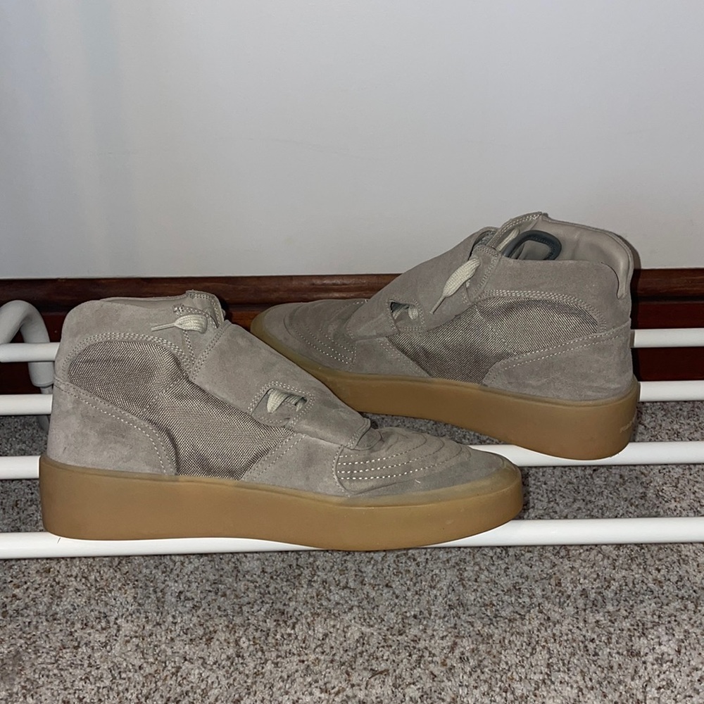 Fear of God Men’s Grey Suede Sneakers